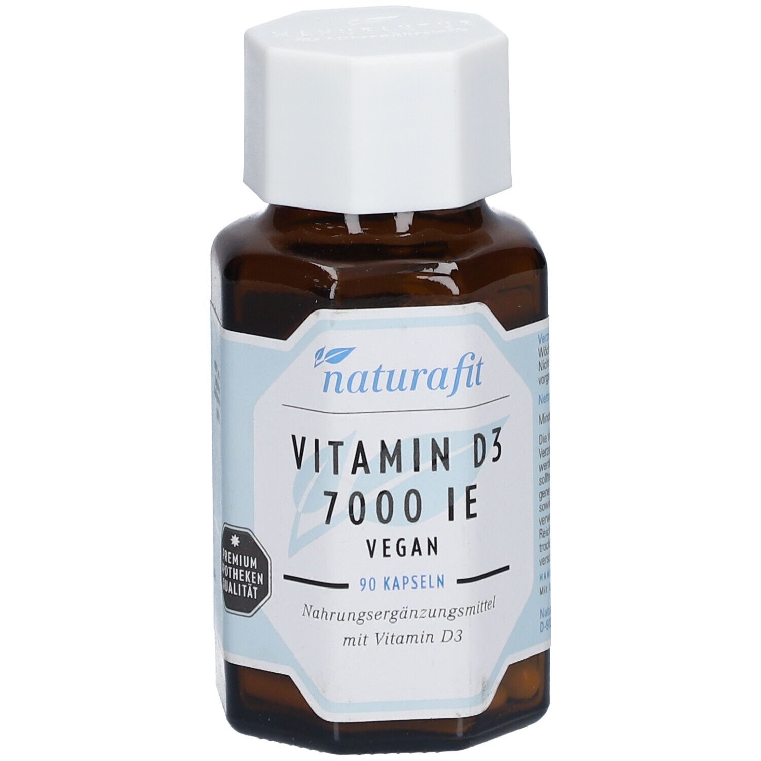 Naturafit Vitamin D3 7000 I.e. vegan Kapseln 90 St