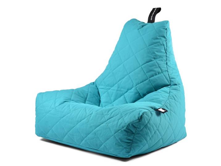 b-bag extreme lounging Sitzsack mighty-b Aqua - Quilted In & Outdoor