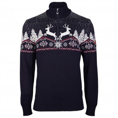 Dale of Norway - Dale Christmas Sweater - Merinopullover Gr L blau