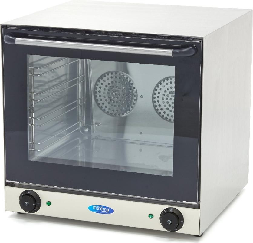 Maxima Gastro-convectieoven geschikt voor 4 bakplaten met ingebouwde timer tot 300 °C