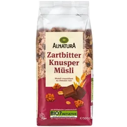 Alnatura Bio Zartbitter Knusper-Müsli 500 g braun