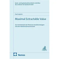 Maximal Extractable Value, Fachbücher von Paul Leipertz