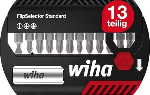 wiha Bit-Set FlipSelector Standard 39049, 15-tlg.