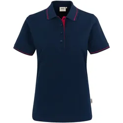 Damen Contrast Polo-Shirt "Casual" 203 - XS - tinte