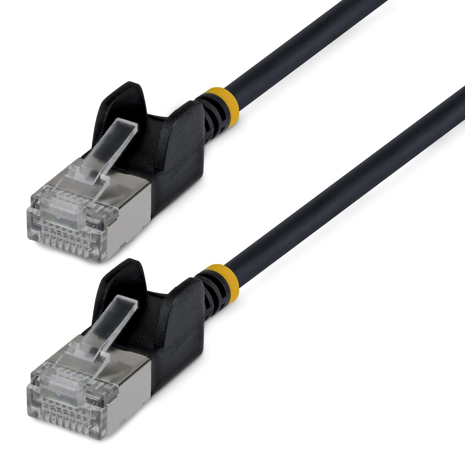 StarTech Cat6a Ethernet Patchkabel, 1,5 meter, U/FTP, RJ-45 naar RJ-45, Zwart