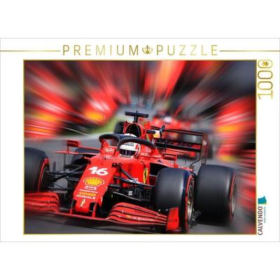 CALVENDO Puzzle Charles Leclerc aus Monaco ist erst der dritte Monegasse in der Formel 1 und startet seit 2019 für die Scuderia Ferrari. | 1000 Teile
