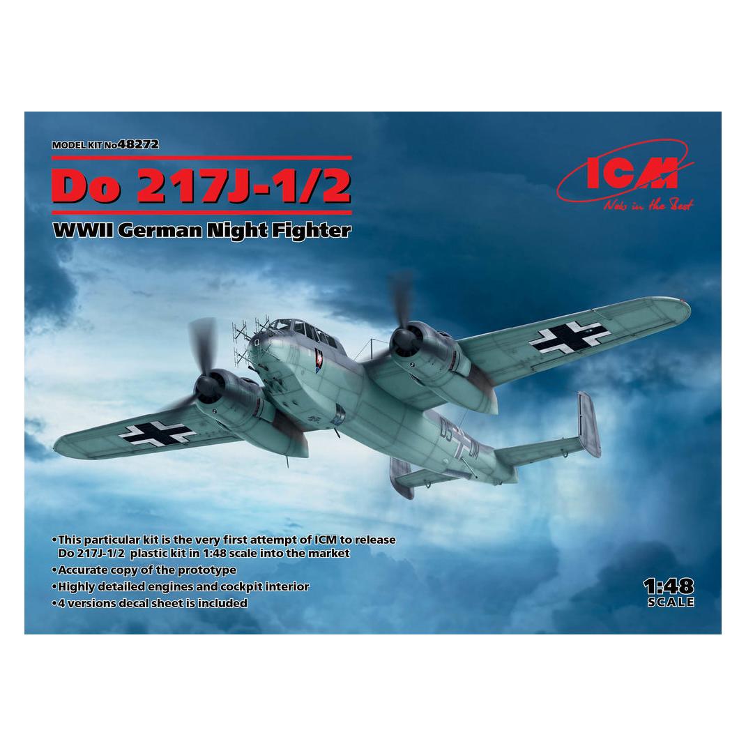 ICM Do 217J-1/2, WWII German Night Fighter (48272)