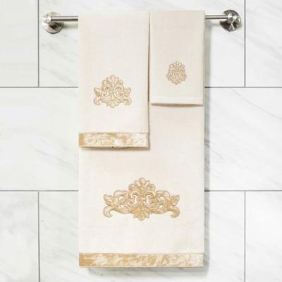 Linum Home Textiles Llc May Bath Towel Set Bath Hand Fingertip, Bath Hand Fingertip, Beige