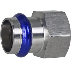 Edelstahl Pressfittings Übergangsmuffe IG, Kontur V (Ausführung: 22 - 1/2''IG)
