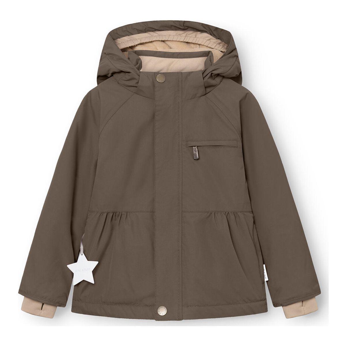 Mini a ture Matbriddine Fleece Lined Winter jacket. GRS tarmac green (7820) 5y 1253312700782014