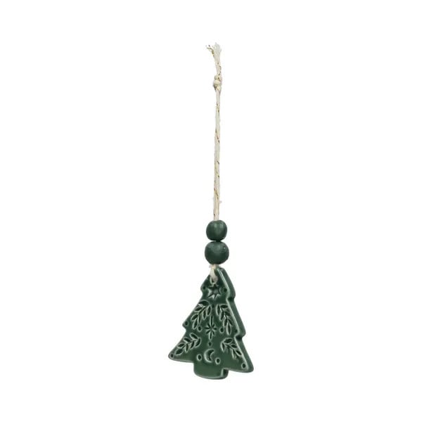 Dille & Kamille Kerstboom Hanger Porselein Groen