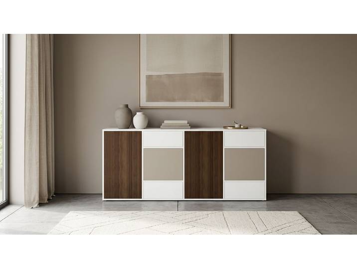 Modernes Sideboard nach Maß – gratis Magazin MDF Beschichtet MDF Weiß matt