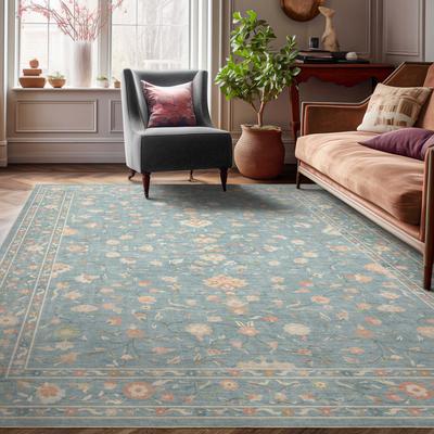 Well Woven Apollo Serapi Yazd Traditioal Floral Flat-Weave Area Rug