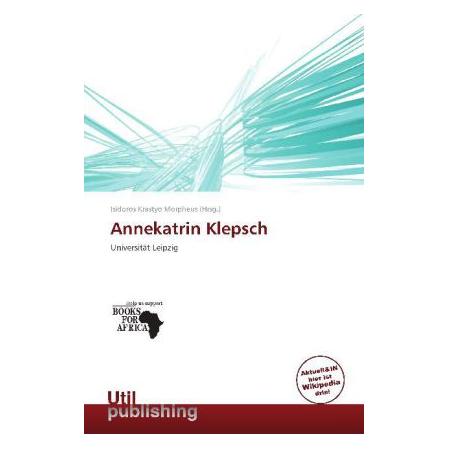 Utilpublishing Annekatrin Klepsch (Deutsch, Softcover) (7503931)