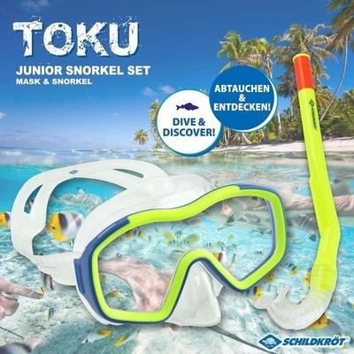 Schildkröt 940015 - TOKU Junior Schnorchel Set, 2-teilig, ab 4 Jahren
