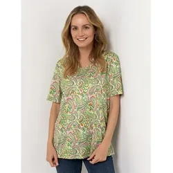 IN-PRINT Shirt 1/2-Arm V-Ausschnitt bedruckt