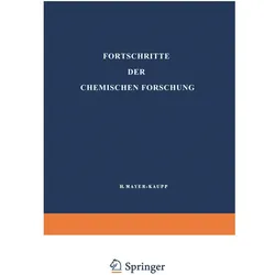 Topics in Current Chemistry 2/1, Fachbücher von H. W. Kohlschütter, F. G. Fischer, H. Mayer-Kaupp, Kl. Schäfer