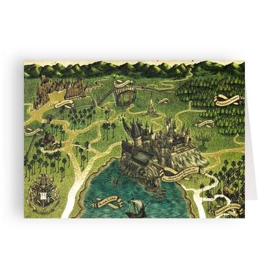 Karte von Hogwarts™ Grußkarte