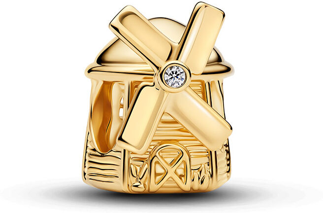 Pandora Moments gulgallrad väderkvarn charm 764631C01