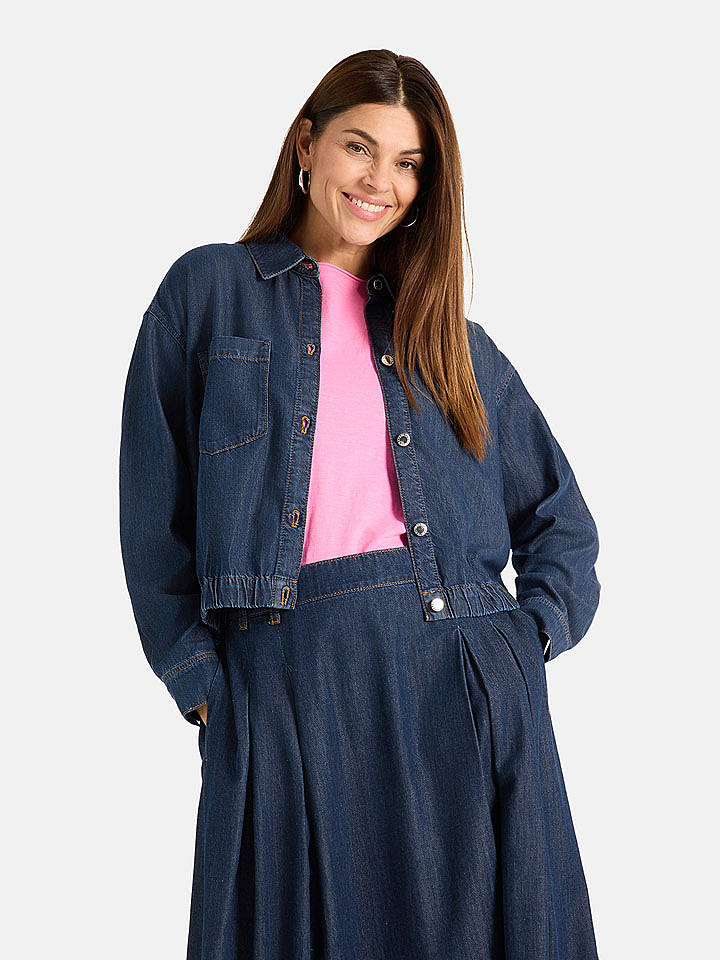 LIEBLINGSSTÜCK Jansjacke "Cross" in Dunkelblau - 46