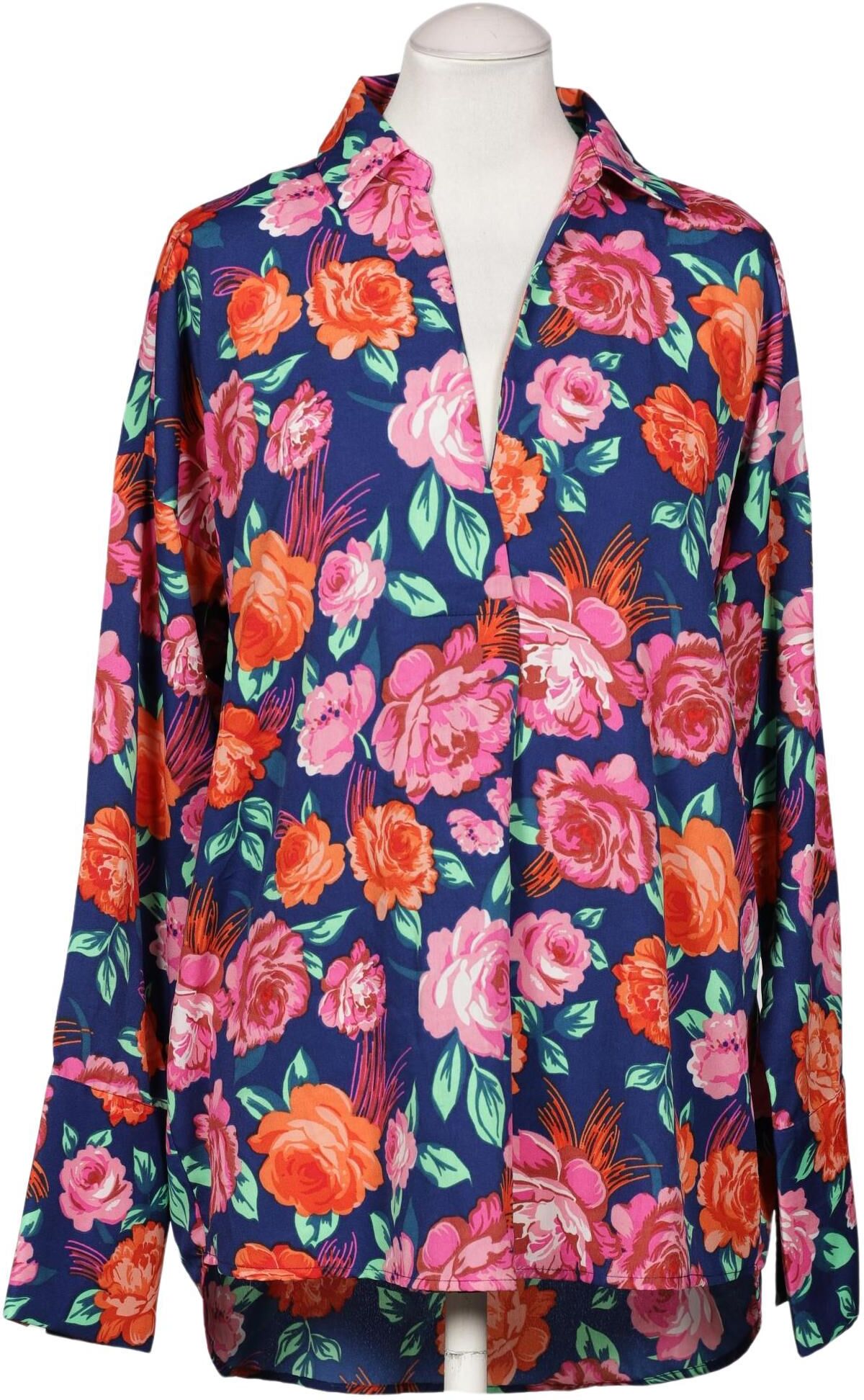 pieces Damen Bluse, Mehrfarbig, Gr. M, Synthetik - Second Hand