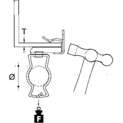 Niedax Flanschkralle EH1420-GM4047