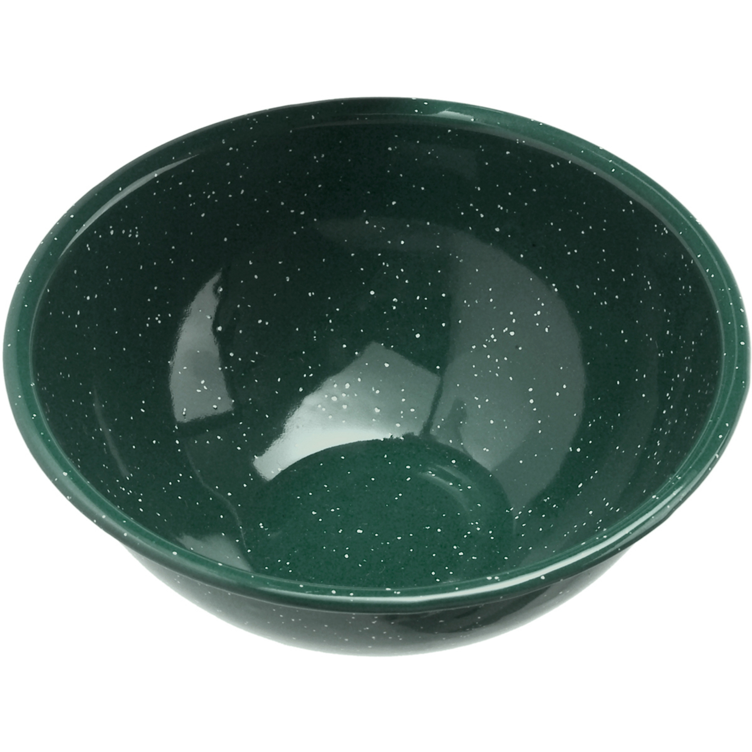 GSI Emaille Schüssel Campinggeschirr gruen Größe 15 cm