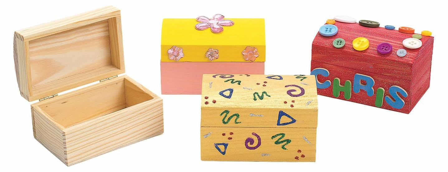 Colorations Houten Opbergkist Creatief Set - 12 stuks