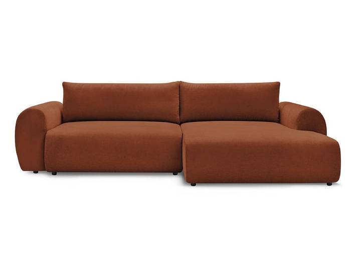 Ecksofa BOBOCHIC LUCIEN Stoff orange