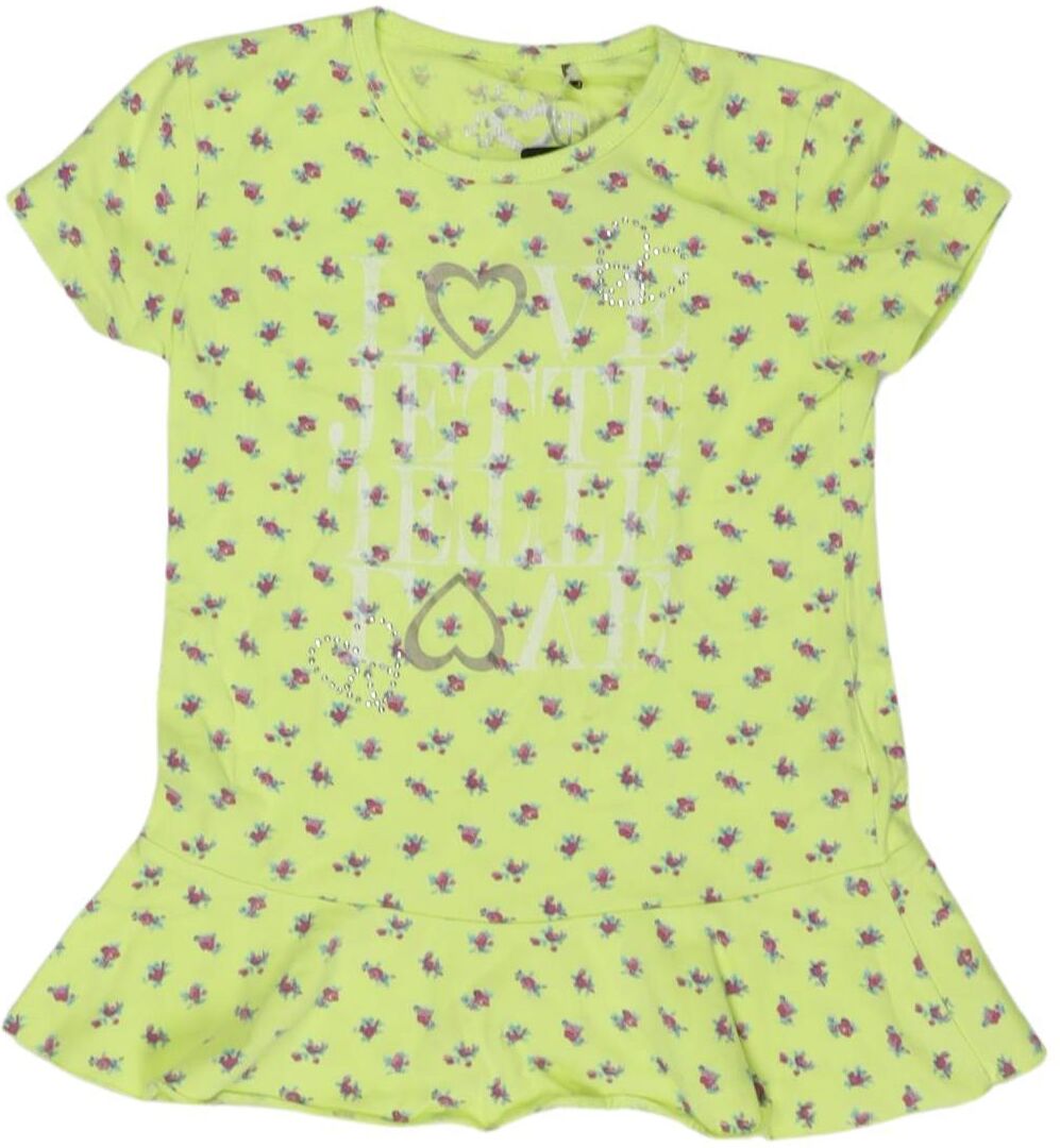 Staccato Mädchen T-Shirt, Hellgrün, Gr. EU 128, Elasthan / Baumwolle - Second Hand