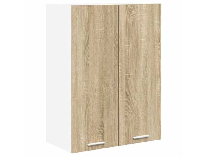 IBUQDDV Hängeschrank Sonoma-Eiche 60 x 31 x 80 cm Holzwerkstoff Wandmontage, Küchenutensilien, Geschirr, Arbeitsplatte, minimalistisch, rechteckig, glatte Oberfläche