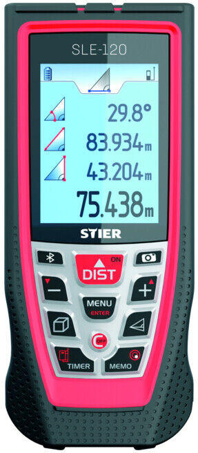 Télémètre laser STIER SLE-120, 120 m avec caméra (904861)