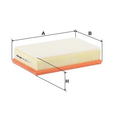 FILTRON Luftfilter AP 180/3 Filtereinsatz 60mm für Volvo