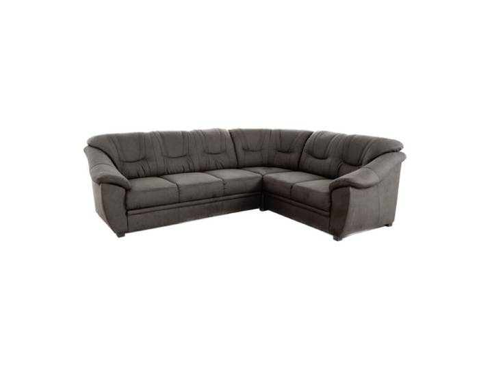 Polsteria Savona Ecksofa - Flachgewebe Euphoria 14 schlamm - ohne Funktion - rechts ohne Funktion Modern