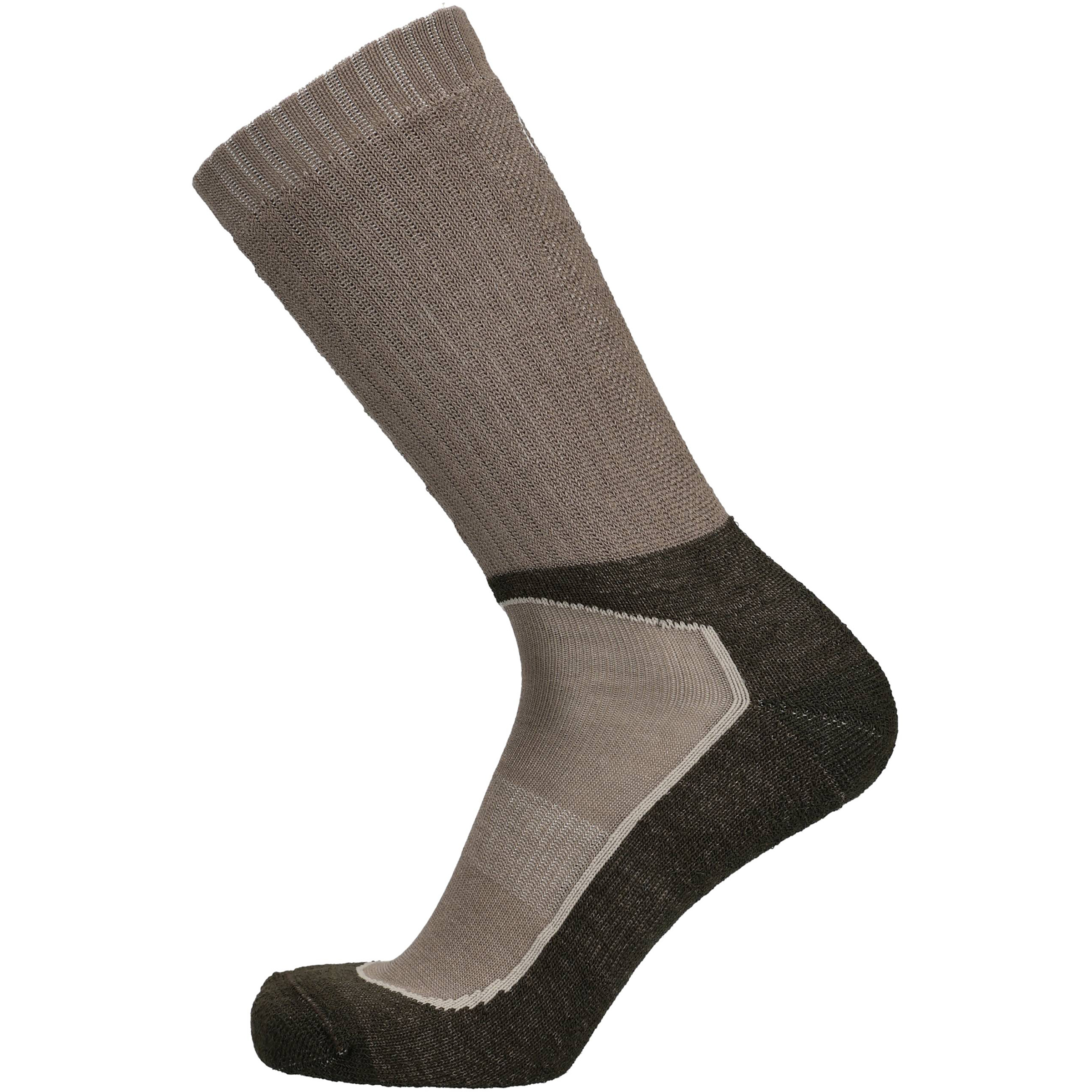 UphillSport Huru Wandersocken braun Größe 39 Trekking Schnell trocknend Lyocell (Tencel) | Merinowolle