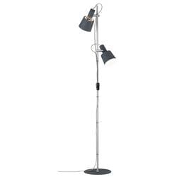 Paulmann Neordic Haldar 79690 Stehlampe LED E14 40 W Dunkelgrau, Chrom (matt)