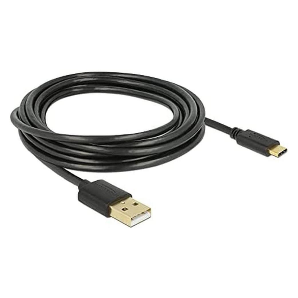 Delock USB 2.0 Kabel A-C (3 m, USB 2.0) (85209)