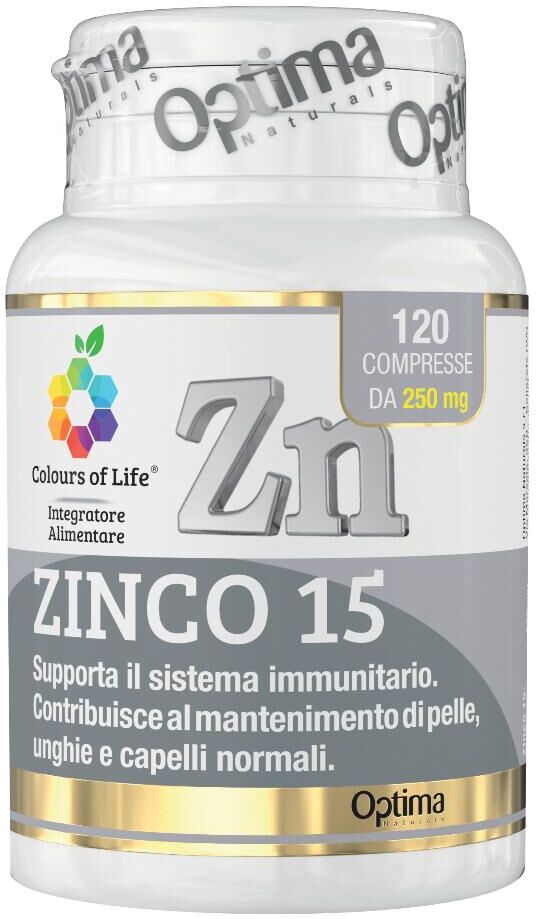 OPTIMA NATURALS Srl Optima Naturals Zinco 15, 120 compresse