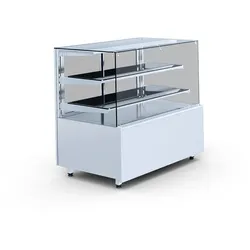 A&S polarny Gastro offene Kuchenvitrine Kühlvitrine Kühltheke 320l 2 Regale ohne Seitenteile