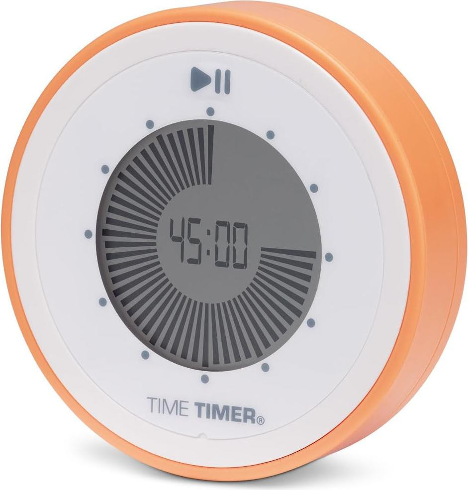 Dripio Digitale Countdown-timer 90 minuten Visueel leermiddel Oranje Dreamsicle