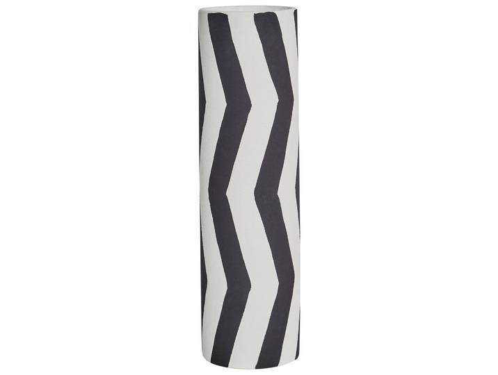BLUMENVASE Steinzeug weiß Goby