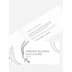 Dankeskarten Konfirmation selbst gestalten mit Spruch und Fotos im Onlinedesigner bei Meine-Kartenmanufaktur.de