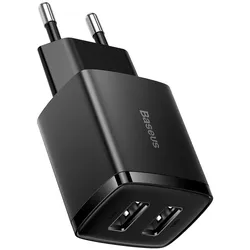 Baseus Netzteil – 2x USB-A Ladegerät für Smartphones und andere Geräte, Compact Serie, 10,5W