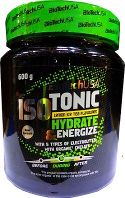 BiotechUSA IsoTonic Zitronen-Eistee 600 gr
