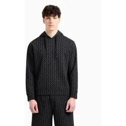 A|X Armani Exchange für Herren. XM001225AF11847FC026 Schwarzes Baumwoll-Sweatshirt (XL), Lässig, Sportlich, Baumwolle, Multisport