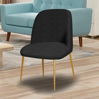 moderner Stuhl mit niedriger Rückenlehne und 5x5-Rasterdesign – abgerundeter Rahmen, minimalistische Ästhetik, kompakte und stilvolle Sitzgelegenheit