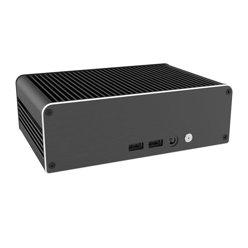 Akasa Newton CWS Intel NUC-Gehäuse, passive Kühlung - schwarz
