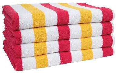 Arkwright Cabo Cabana 4-Piece Oversized Striped Beach Towel Set - 30x70
