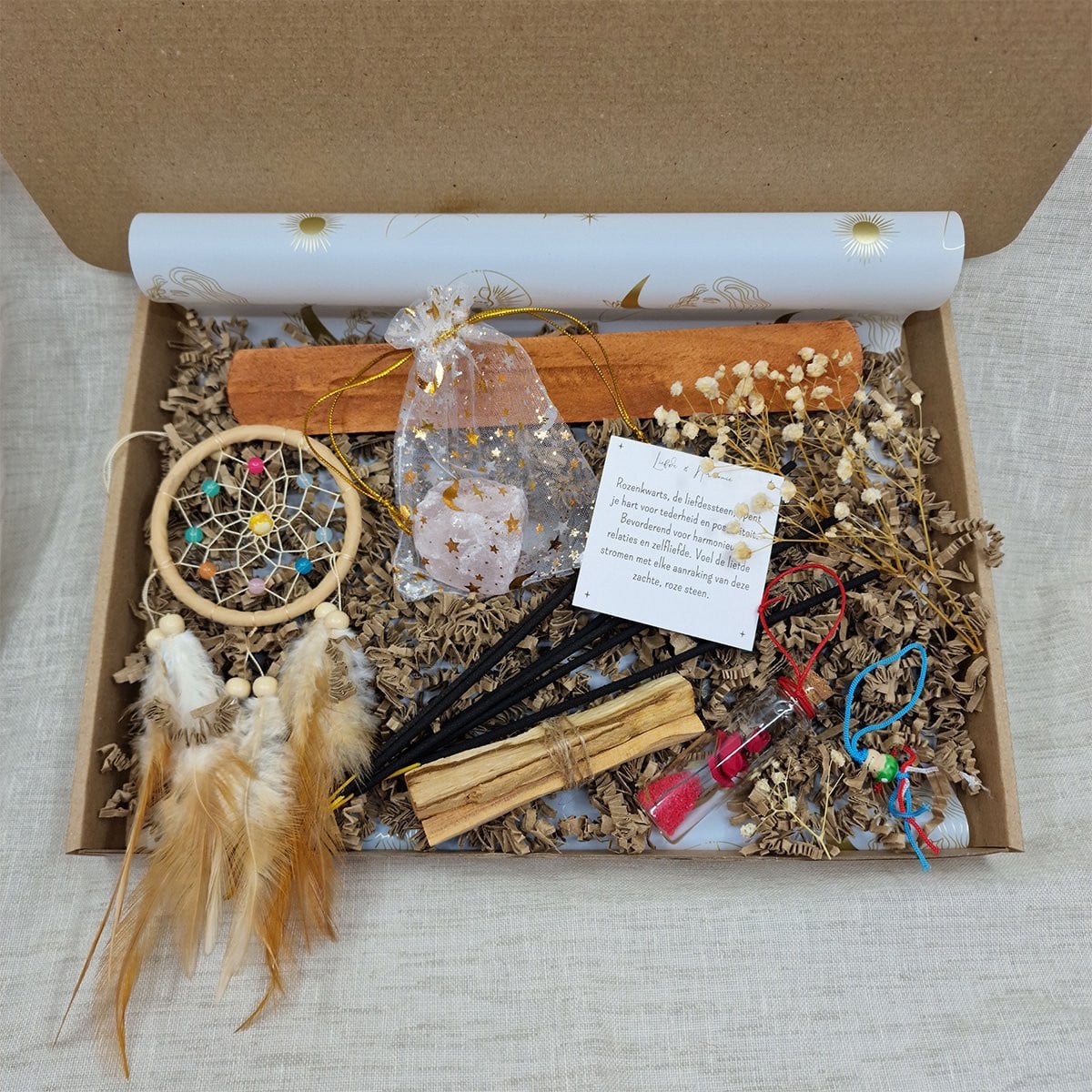 Moonlie Cadeauset Liefde en Harmonie Midi met Edelstenen