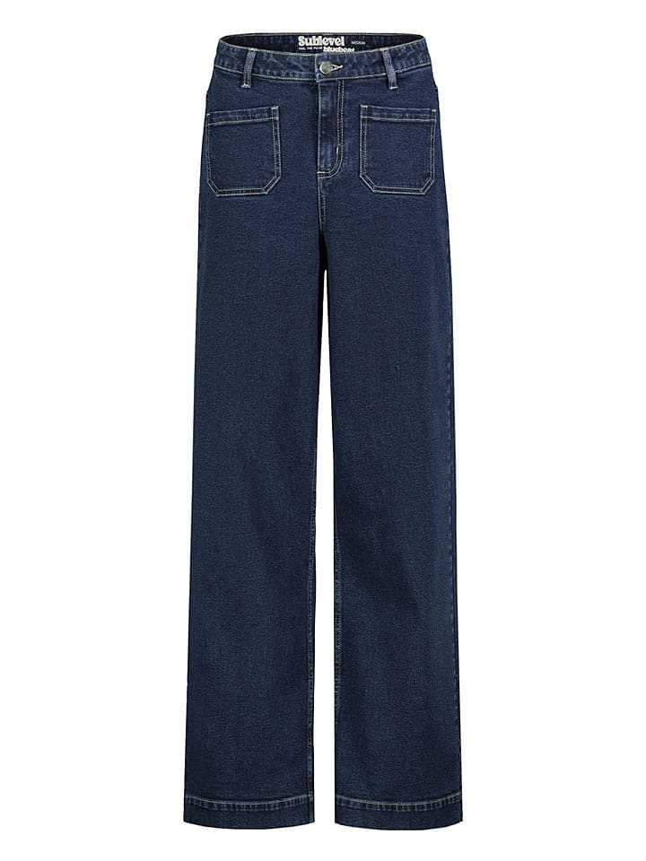 Sublevel Jeans - Wide leg - in Dunkelblau - M